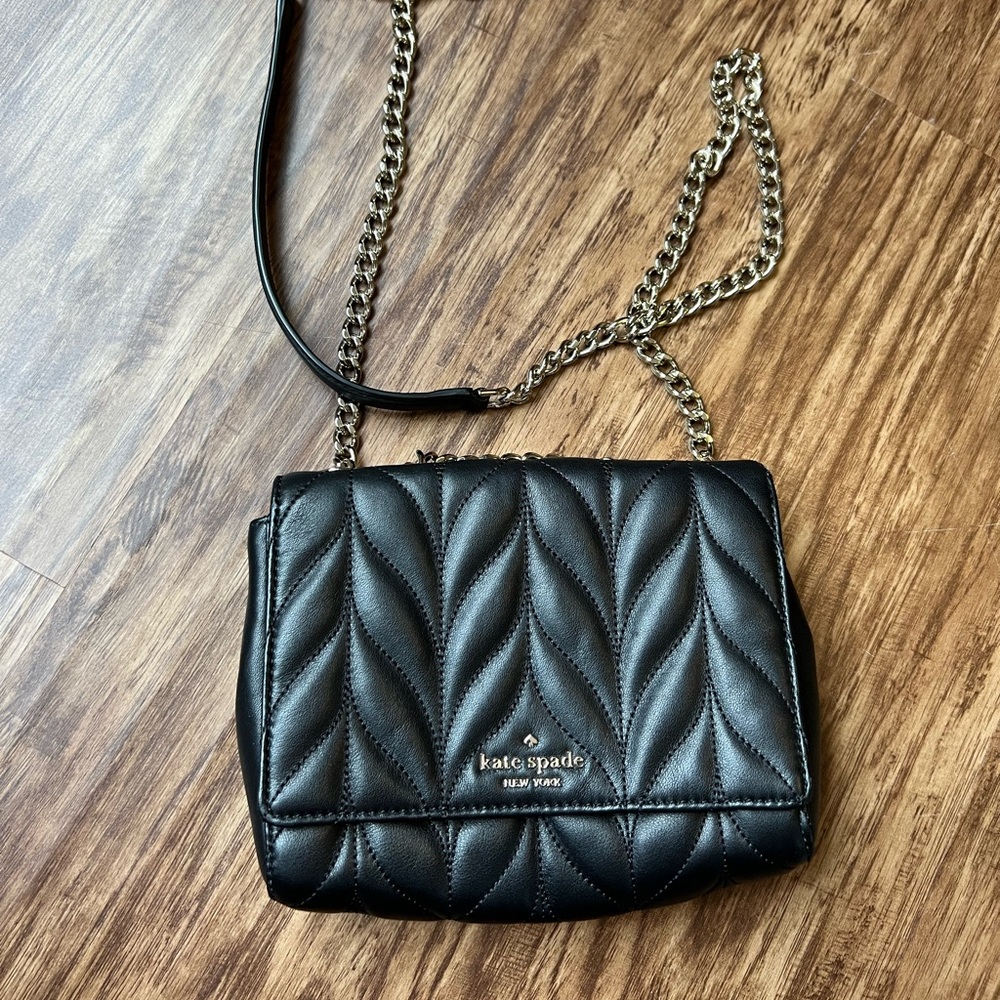 Kate Spade quilted black handbag